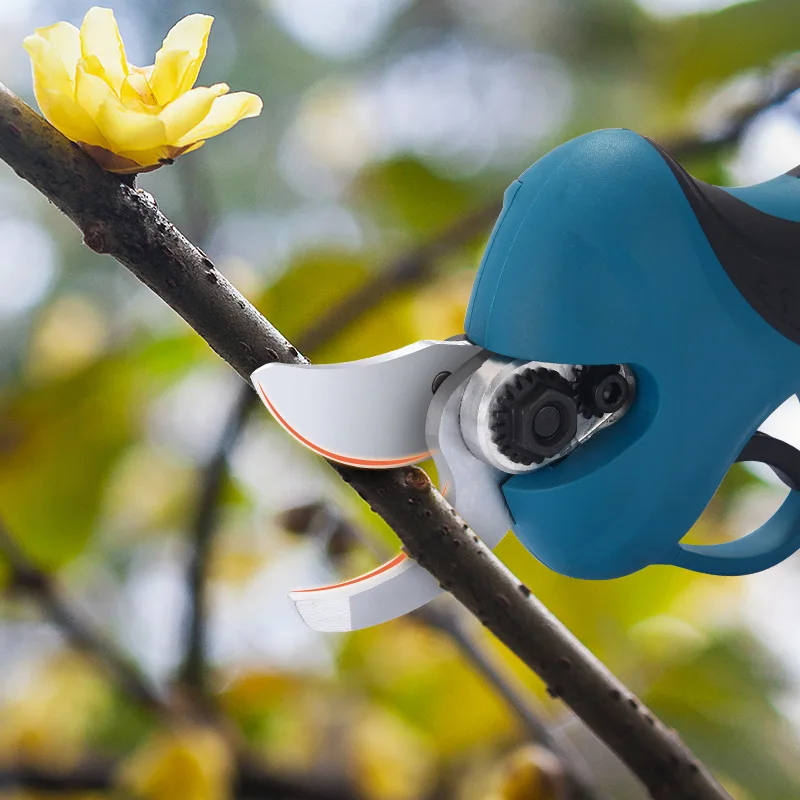 21V 25mm Handheld Cordless Electric Pruning Shears Power Tree Branch Pruner & Secateurs with Cutting Diameter Clipper