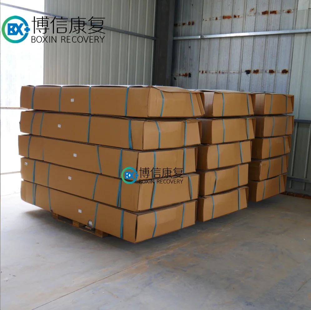 Hot selling ABS head board manual two crank hospital bed for clinic and hospital