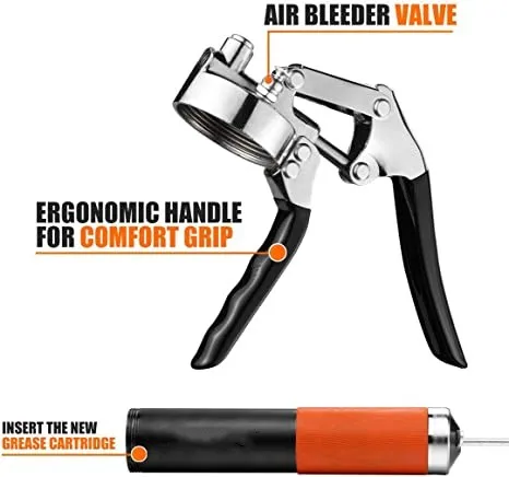 Высококачественный пружинный гибкий шланг, рычаг для смазочного пистолета, пистолет для наполнения маслом, сверхмощный пистолет, набор ручных пистолетов для смазки