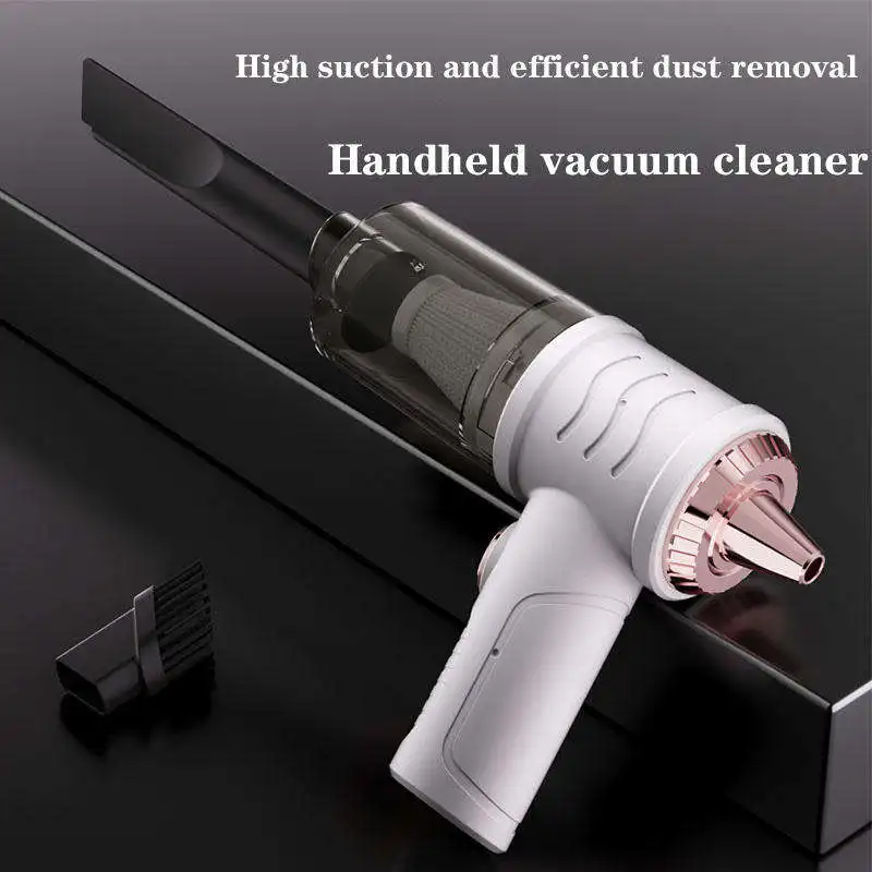 Cheap Price Small Wireless Charging 120W Car Cleaning Mounted Vacuum Cleaner Handheld With High Power Vacuum Cleaner
