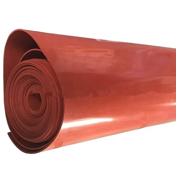 Elastic Weather Resistant Silicone Rubber Plate Insulation Rubber Sheet in Rolls