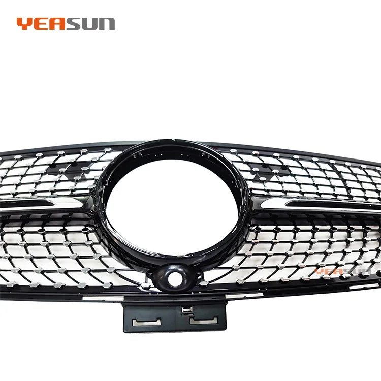 W292 автозапчасти решетка Алмазный Стиль центральный гриль с ночным видением для Mercedes-Benz GLE класс решетка