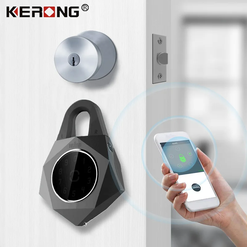 Aluminum Alloy smart key lock security box storage wall mounted key box