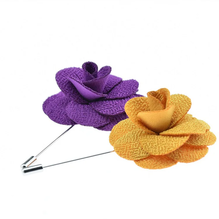 Designer Brooches And Pins Fashion Groom Boutonniere Mens Lapel Pin Custom