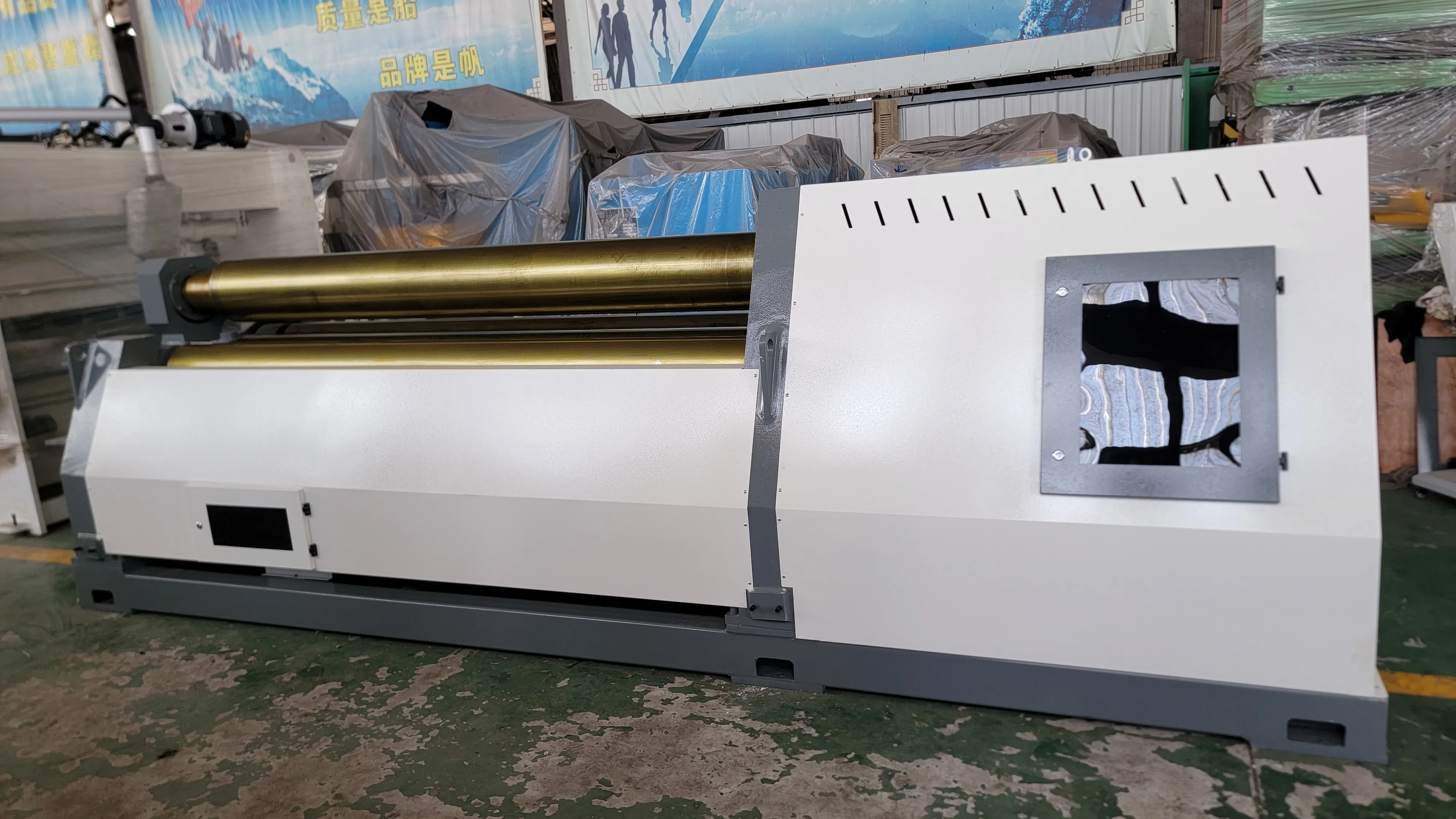 2024 New Fully Automatic CNC Hydraulic 4-Roll Sheet Metal Bending Machine and Plate Rolling Machine