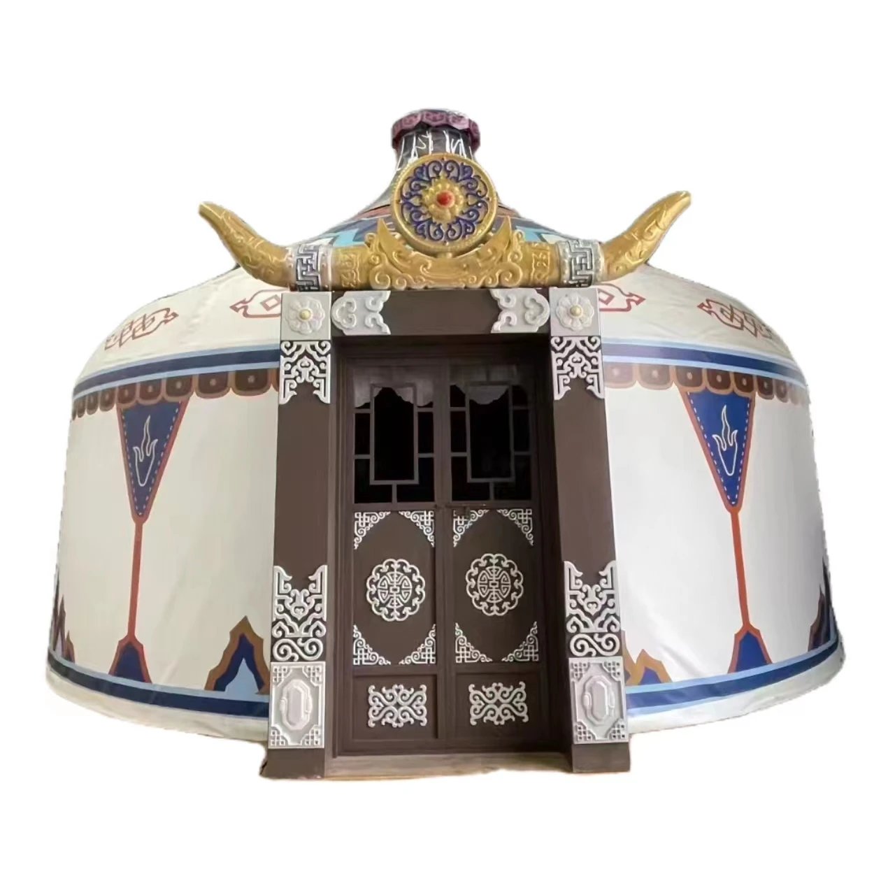 Manufacture quality luxury mongolian Outdoor yurt camping tent