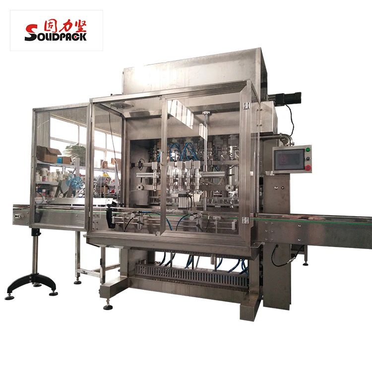 High quality Automatic 6 heads filling machine,Cosmetic filling machine 6 nozzles