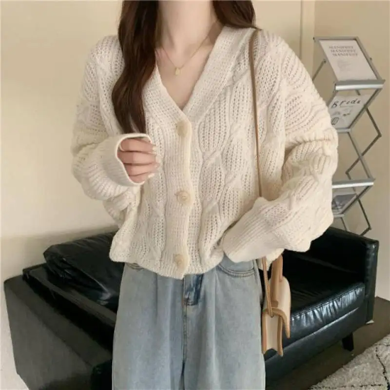 NNR  Women Jacquard Knitwear Ladies  Girls Winter Knit Top Cardigan Women Knitted Sweater
