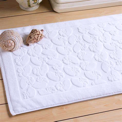 Hotel Bathroom 50x80cm 400g Anti-slip Bath Mat