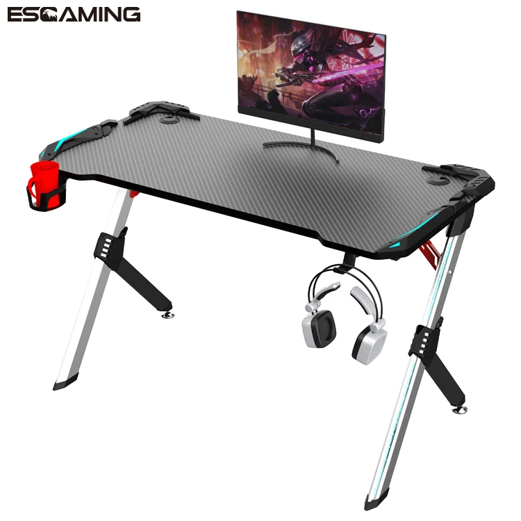 Удобная регулировка высоты и анти-столкновения Многофункциональный компьютерный стол с подстаканником