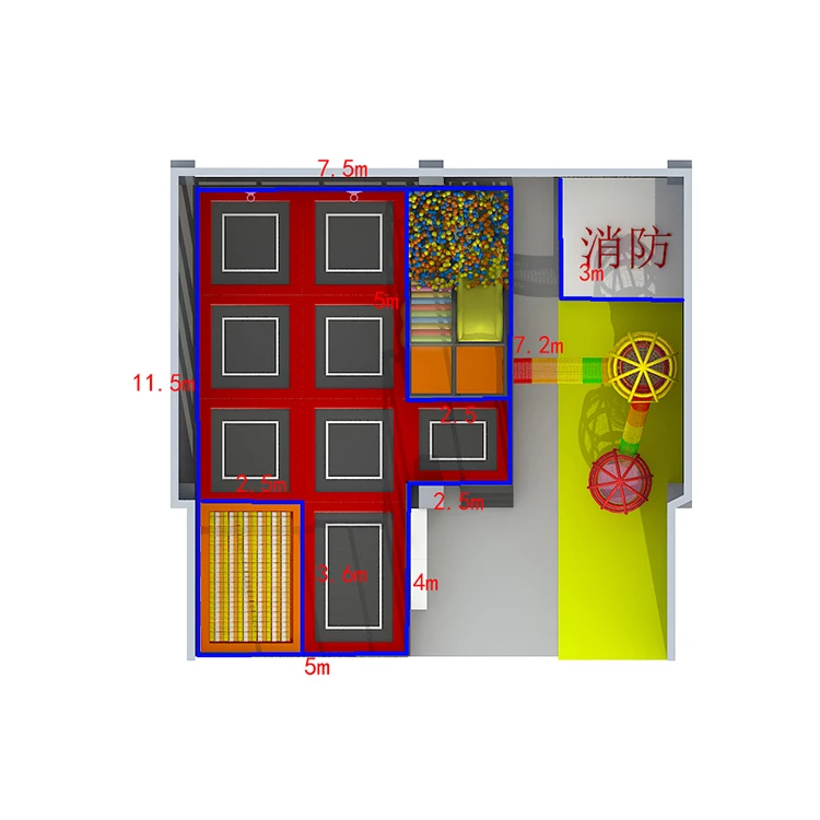 Fun Easy Indoor Games Kids Cheap Indoor Playground for Home