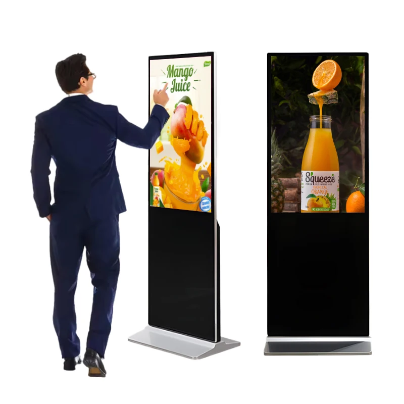Advertising Media Player Infrared Touch Screen Large Digital Signage Screen Vertical Advertising Media Player Multitouch Screen