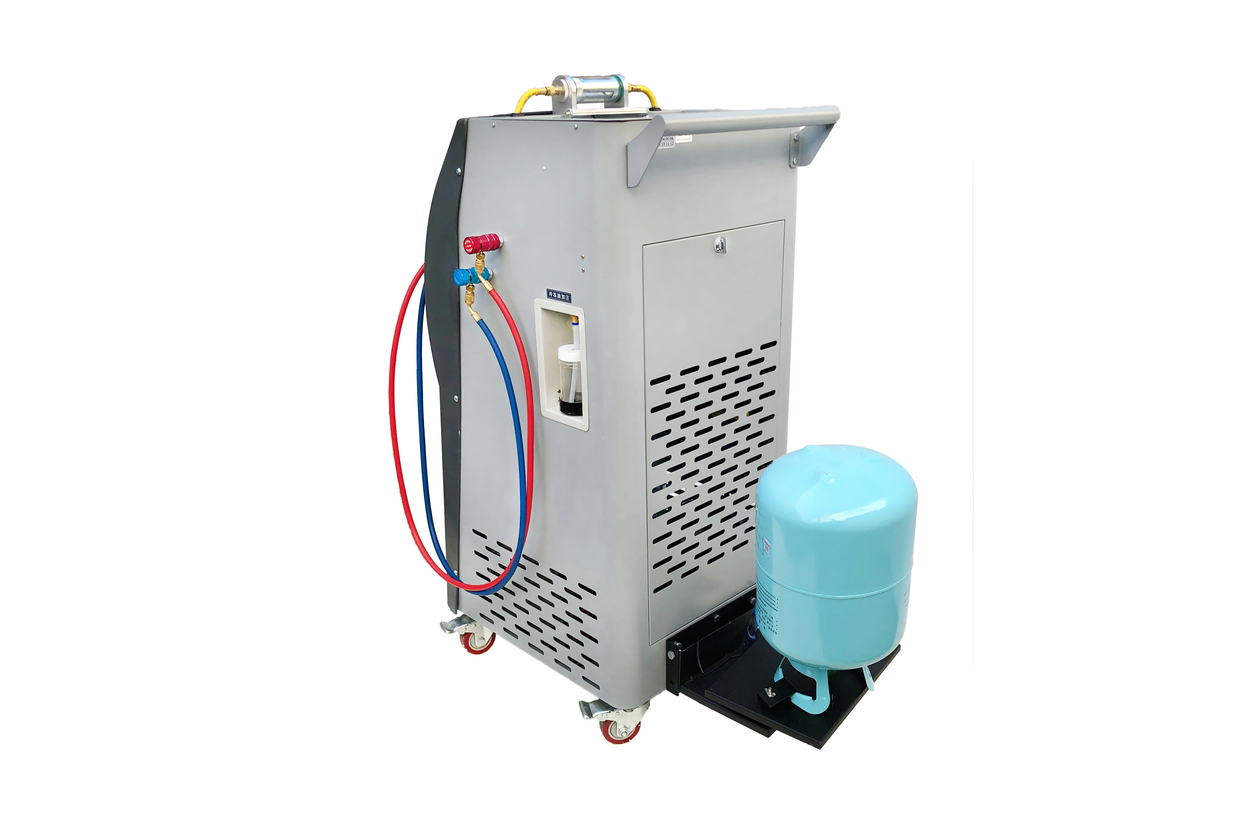 Auto ac cleaning flushing and oil exchange machine