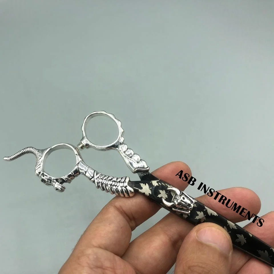 Professional Hair Scissors 6 Inch Hairdressing Scissors for Salon Dragon handle Hair cutting Barber Scissor Shears
