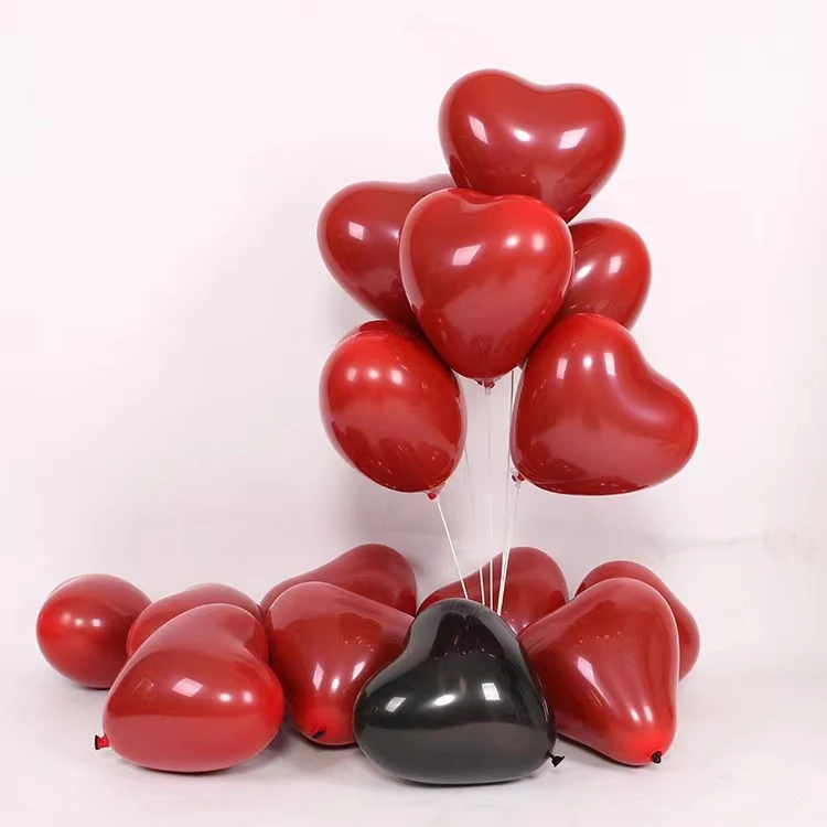 New Products 5 Inch Heart Shape Latex Balloon For Graduation Wedding
