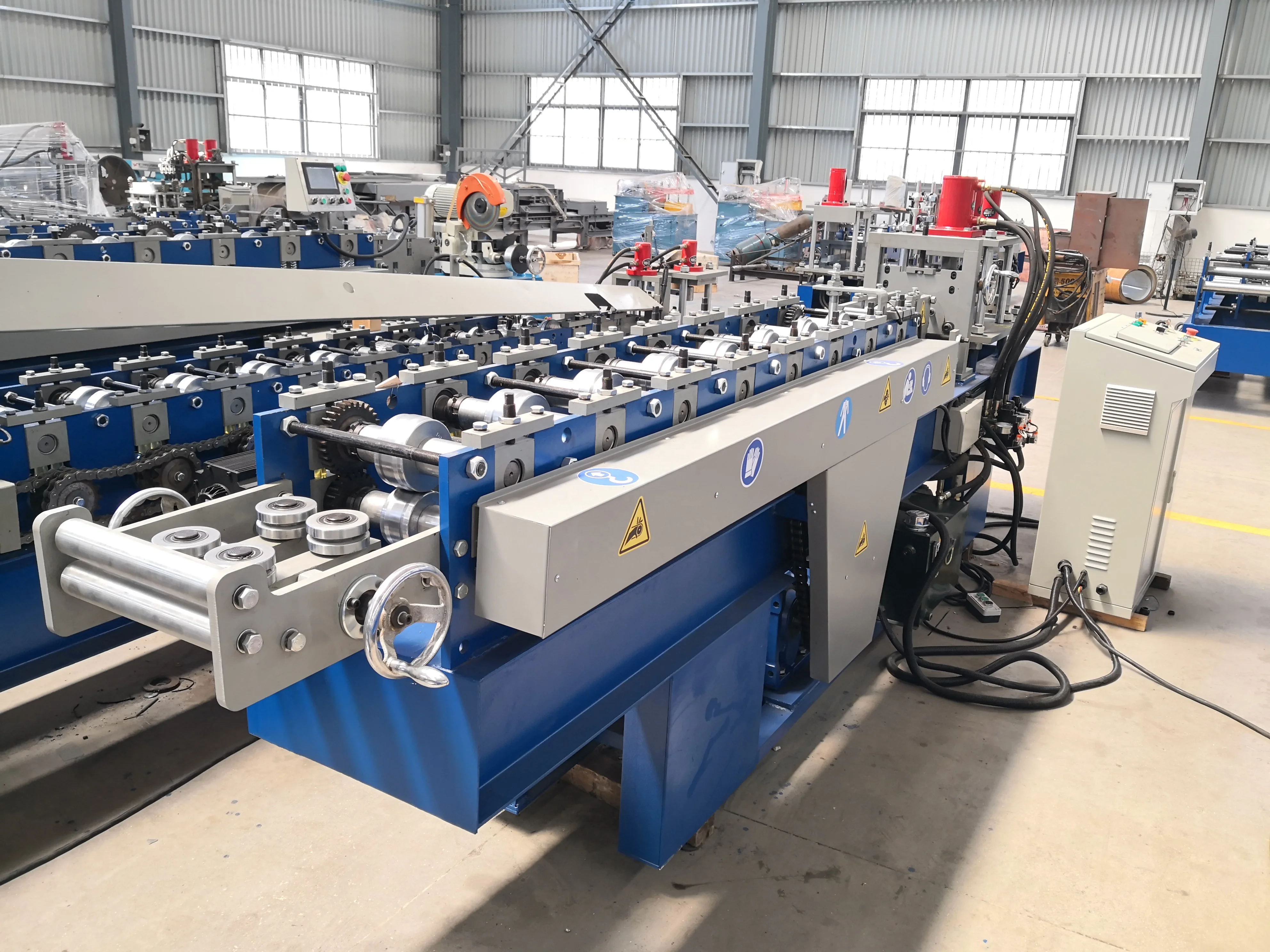 din rail channel roll forming machine for electric mountable rail distribution box mounting