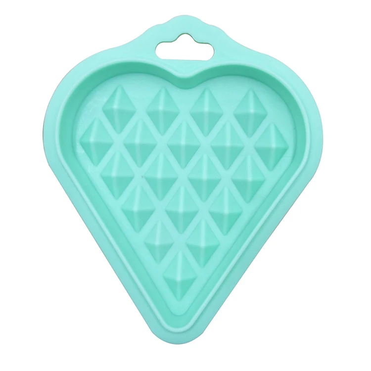 Silicone Mini Waffle Mold Round Oval Rectangle Square Heart 5 Piece Chocolate Mold Baking Mold