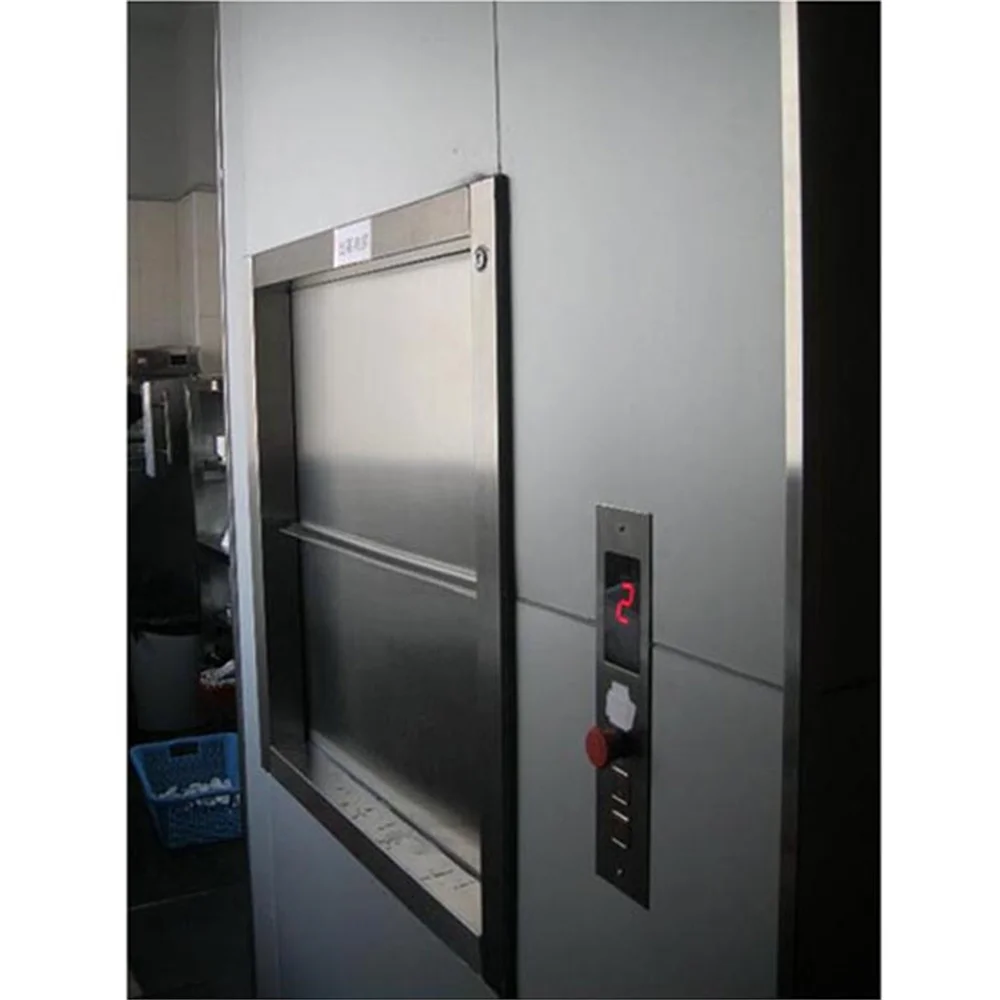 100KGS CheapFood Elevator Lift Dumbwaiter Kitchen Food Elevator Hotel Electric Dumbwaiter