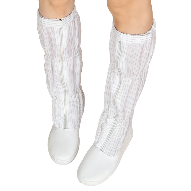 Good Quality ESD Safety Cleanroom Shoes Anti Static Shoes esd long work pvc pu autoclavable boots