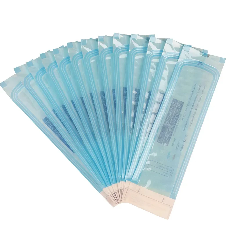 100 Pcs Self-Sealing Autoclave Sterilization Pouch Dental Sterile Bags