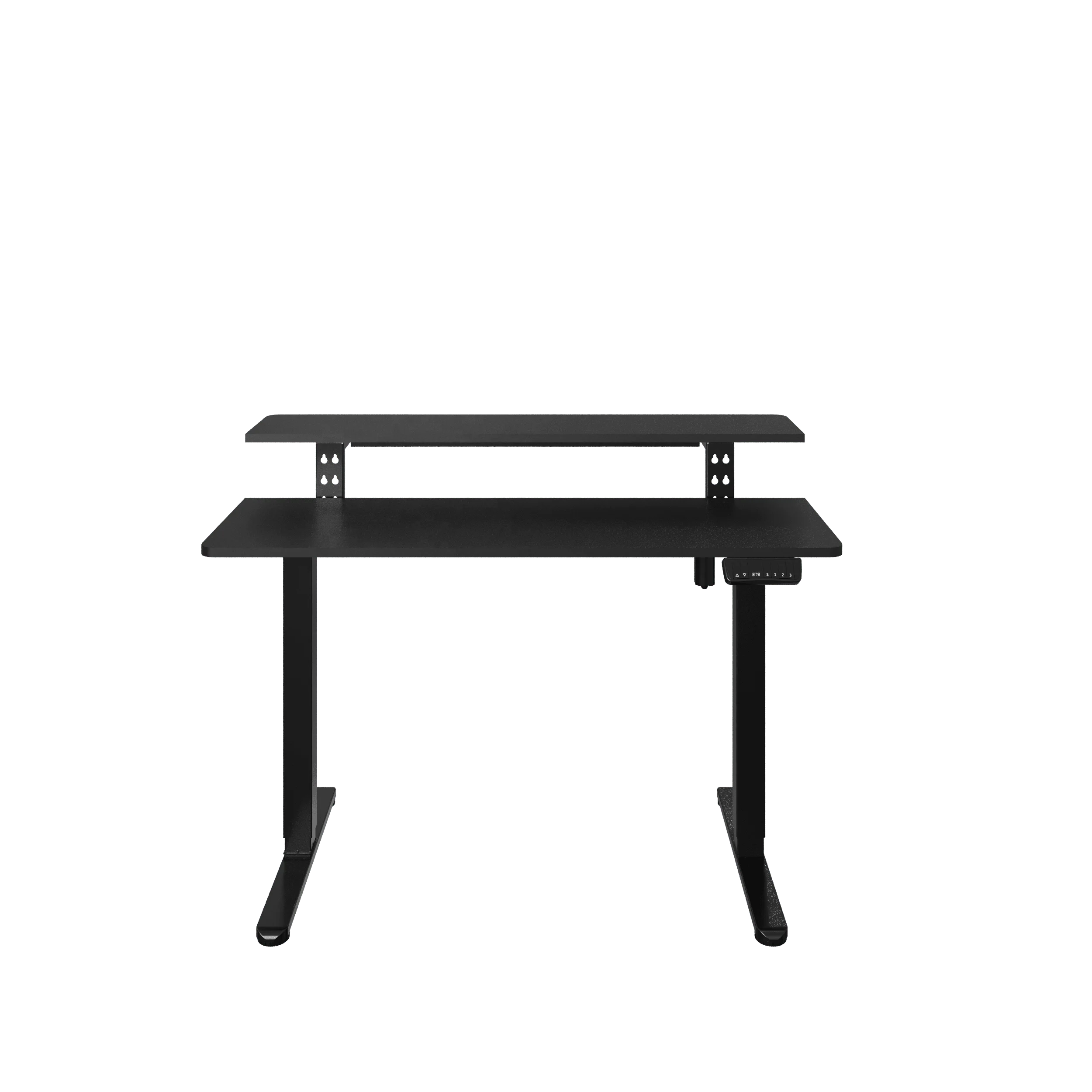 V-mounts Computer Standing Desk Office table with Dual-layer platform design VM-JSD5-01-DS