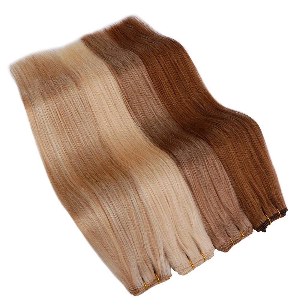 12A Grade Double Drawn 100% Raw Virgin Human Hair Bundles Wholesale Bundle Hair Vendor