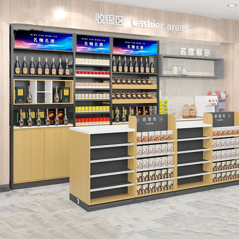 Firm Store cigarette case with lighter display cabinet supermarket counter