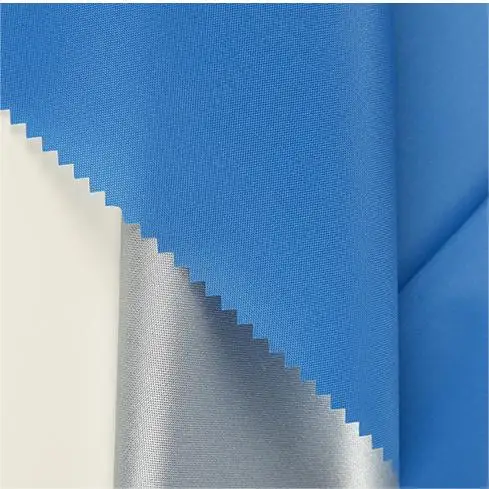 high quality waterproof tent fabric blackout 210D polyester silver coated oxford fabric