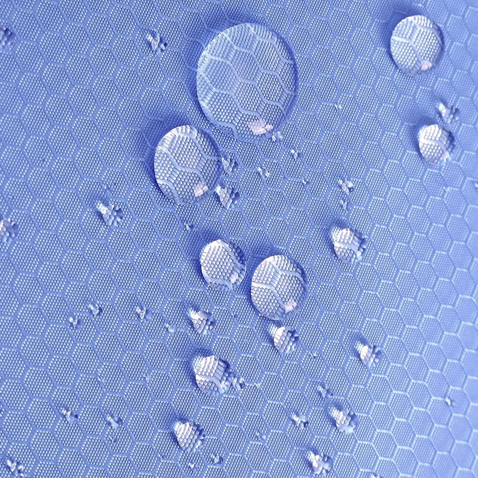 Polyester waterproof football lattice hexagonal jacquard Oxford fabric in stock fabric can customized