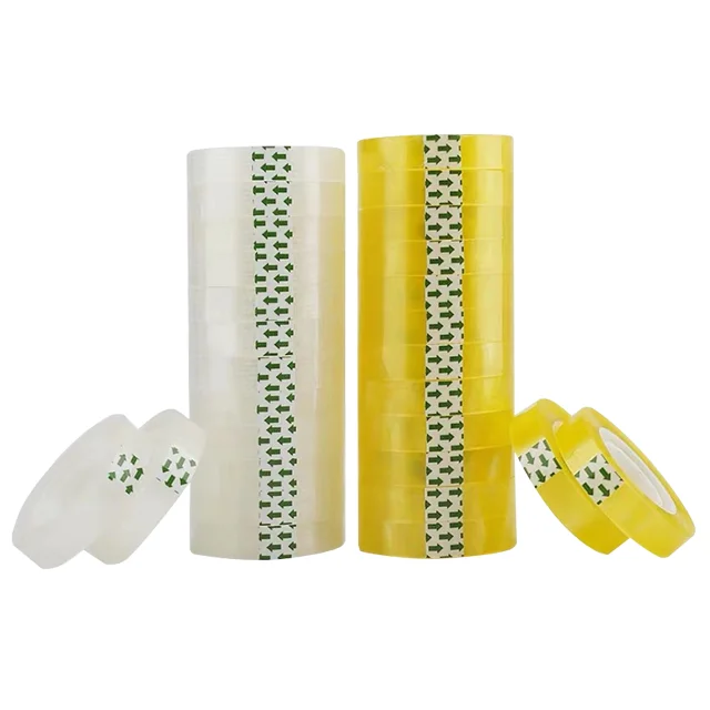 Manufacturer supply office school decoration stationery tape high transparency super clear stationery tape cuastom drafting tape