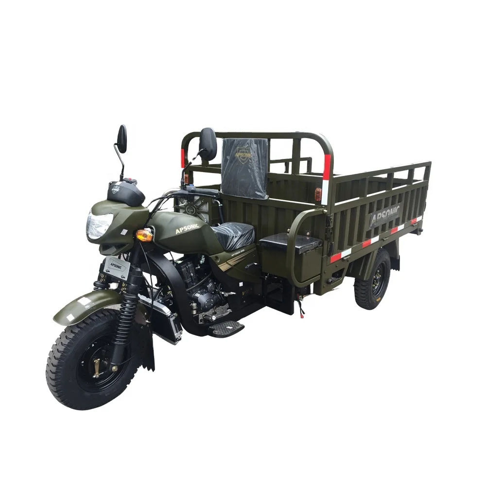 
300CC Water Cooling Customized Double Wheel/Five Wheel Motorcycle Double Rear Axle Five W heel Cargo Tricycle 