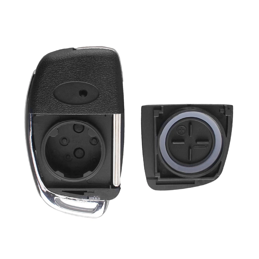KEYYOU 3 Buttons Flip Folding Remote Key Shell Fob Key Case For Hyundai SANTA FE IX35 IX45 Accent I40