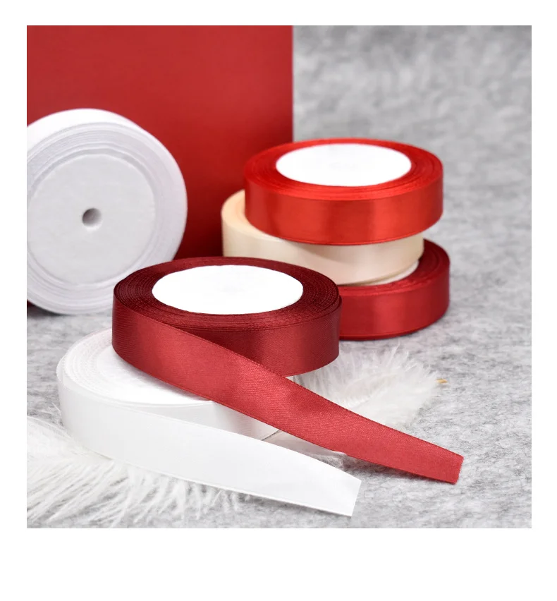 2024 Factory Price Wholesale High Quality 100% Polyester Satin Ribbon Washing Care Labels Roll Tape