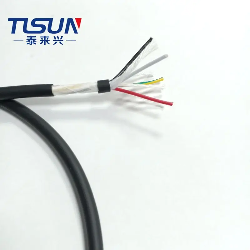 Trvv/HF-YY 4-х ядерный 20awg цепной посвященный высокой гибкий кабель