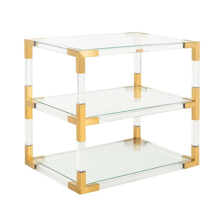 Factory direct sales transparent fashion light luxury furniture Phnom Penh Coffee table