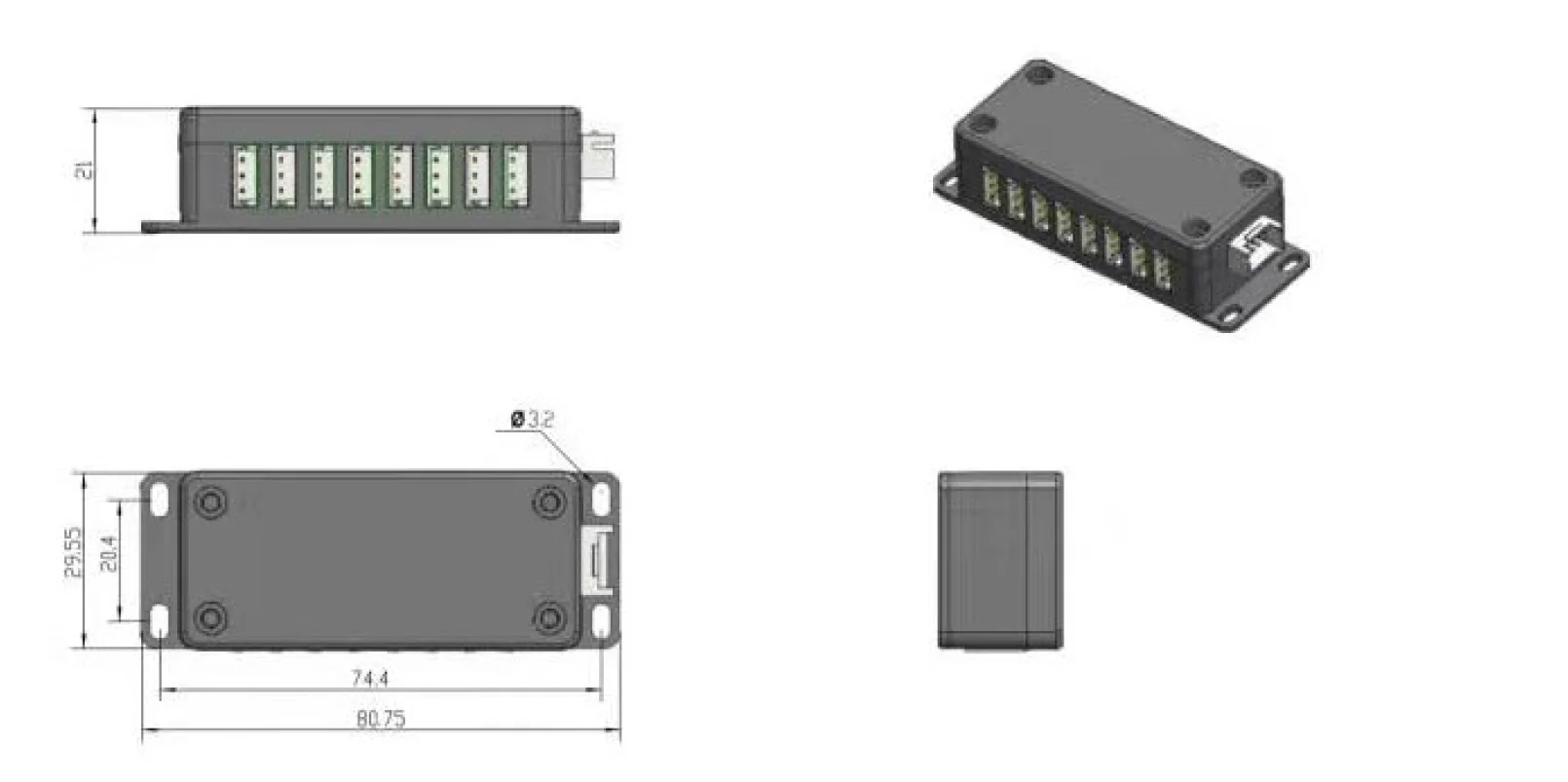 Распродажа распределитель сигнала датчика WEBOR IS-8 npn pnp для