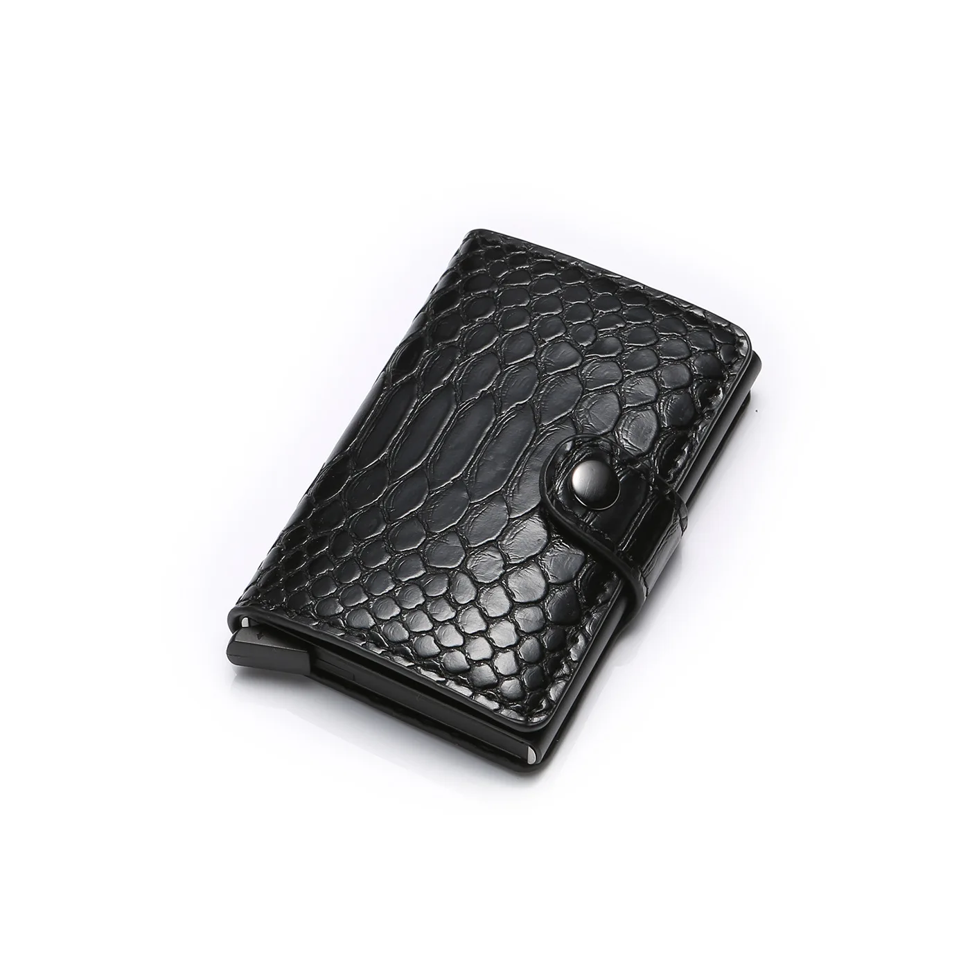 Wholesale Mini Aluminum Wallet Credit Cards Holder Metal Business ID Card Case for Men Women Fashion Custom Item Style