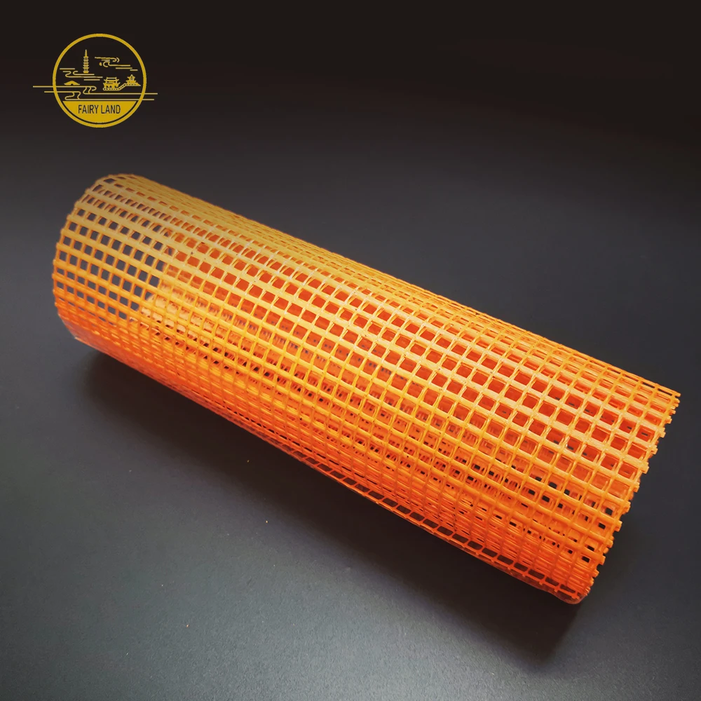 New Arrivals Acid Resistant Orange Color 5-200m Width 5x5Mesh Wholesale Fiberglass Mesh