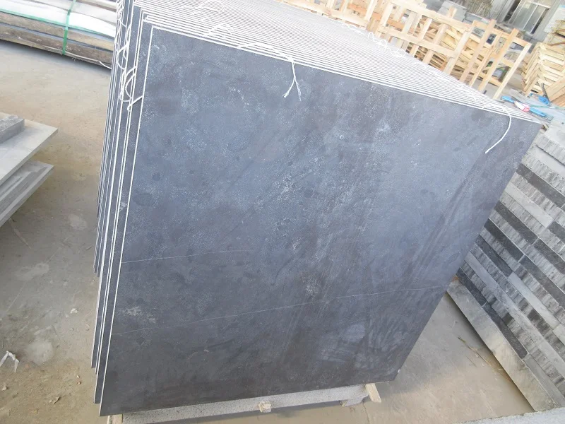 Шлифованная китайская плитка из голубого камня 40x40 Известняковая напольная