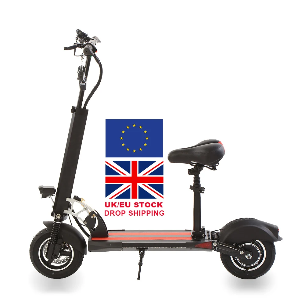 UK EU Warehouse Dropshipping M4 600W 1000W Motor Off Road Foldable 10Inch Fast Adult Electric Scooters kickstand