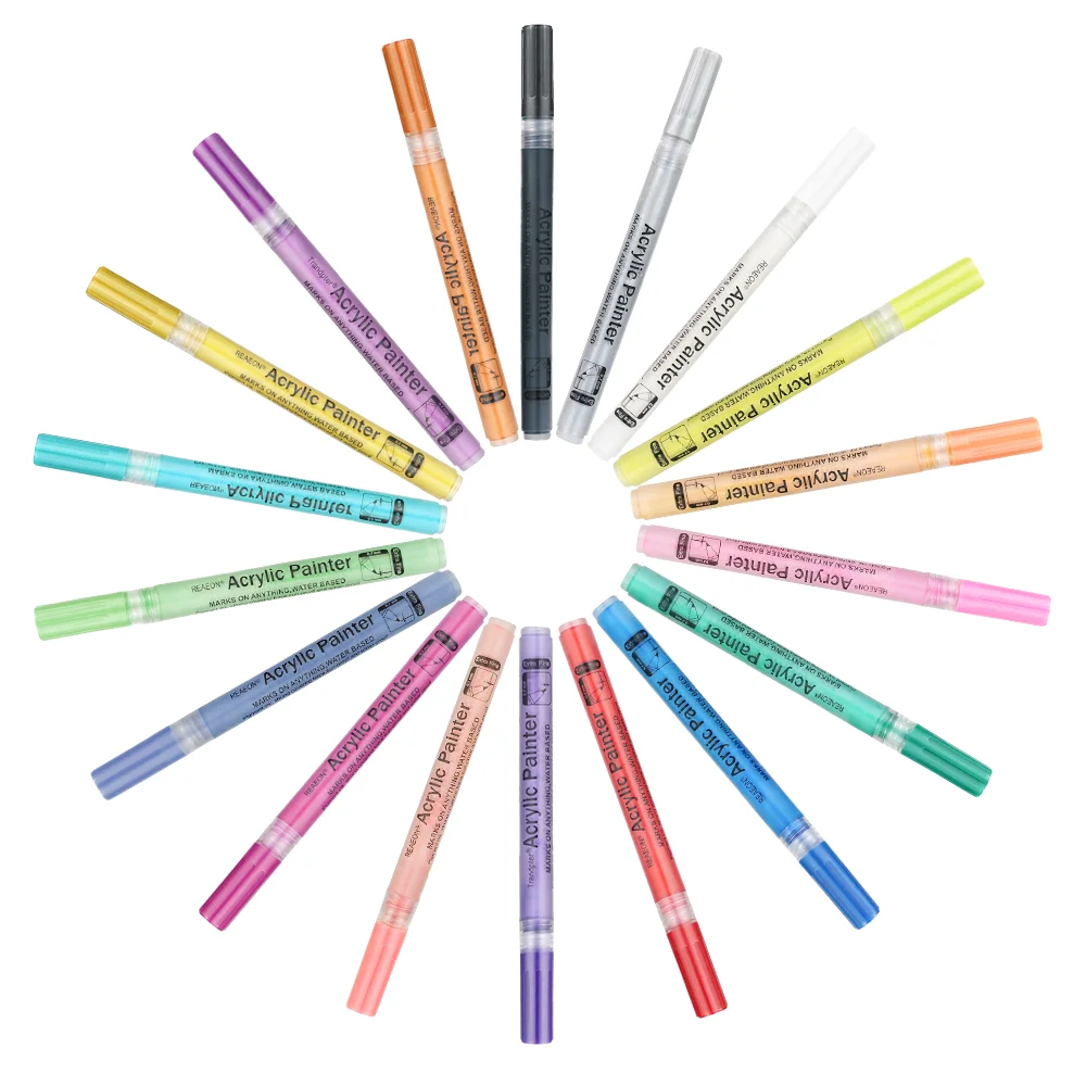 0.7mm waterproof pigment graffiti pen painting nail art coloring acrylic marker
