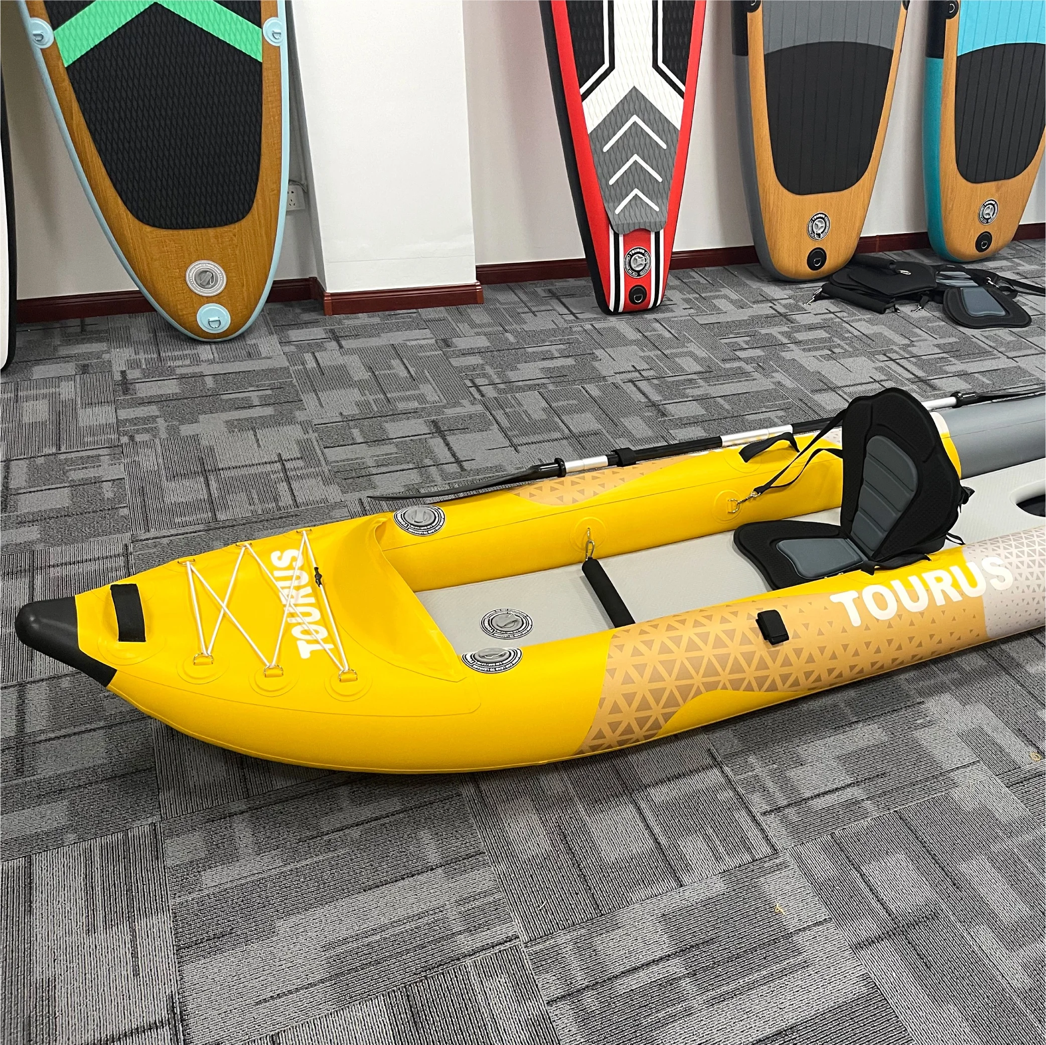 Новый дизайн надувной Каяка от производителя, распродажа надувных рыболовных Каяка, надувная педаль, каяк