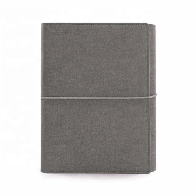 A5 ring organizer notebook journal leather with pen holder diary gift set