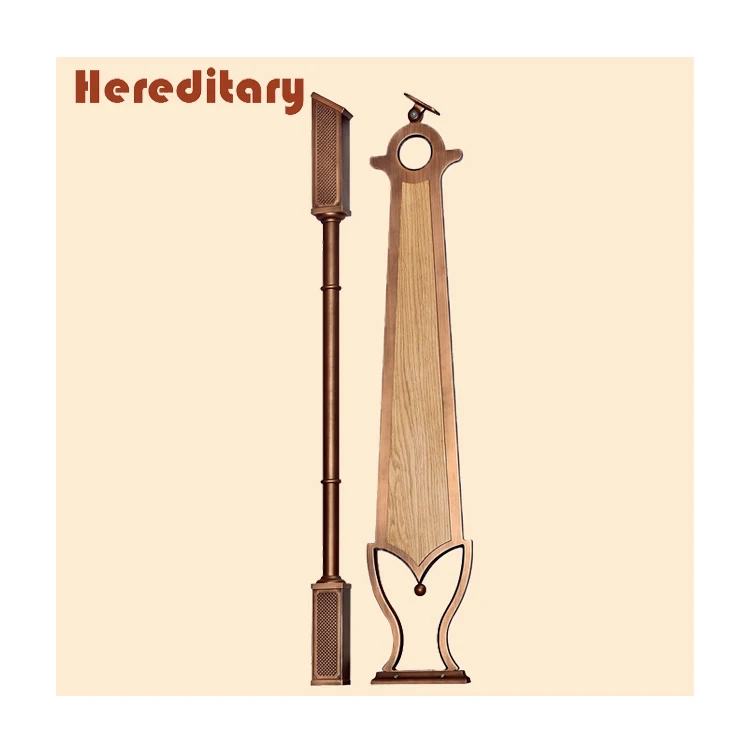 Modern Minimalism Aluminium Alloy Banister Handrail Luxury Staircase Railings Cast Aluminum Deck Railing