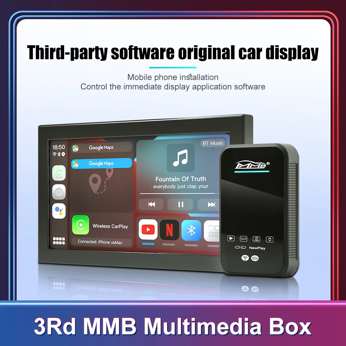 Joyeauto USB Car Video Audio carplay MMB 4GB 64GB android 11 tv box ai box wireless dongle