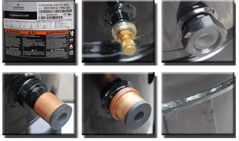 ZR36KC-TFD-522 ZR36KC-PFJ-522 R22 Emerson Refrigeration Compressor Copeland 3HP Oliless Freezing Unit Scroll Compressor