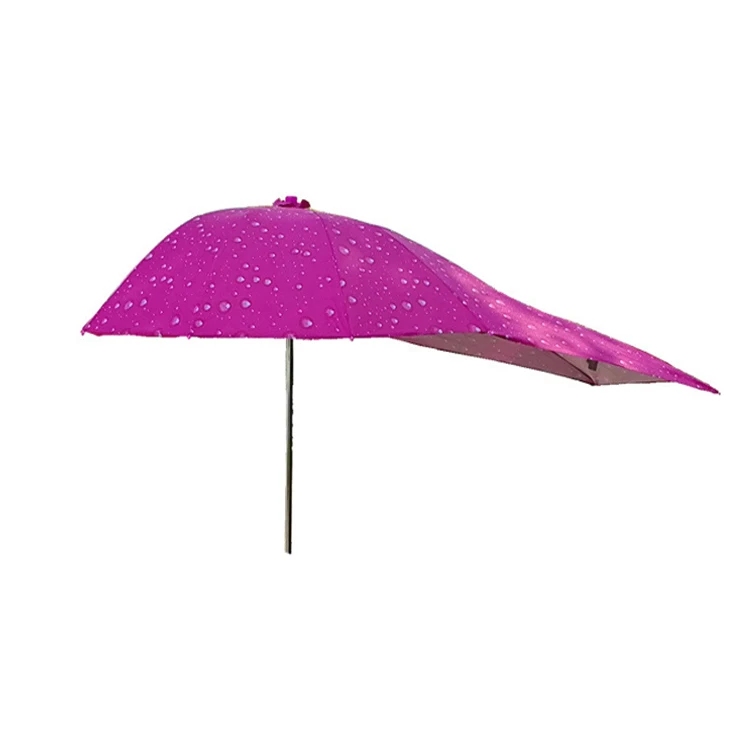 Lengthen Electric Car Sunshade Car Umbrella Mosdtorcycle Awning Bike Sunblock Vinyl Umbrella Thickening Triple Folding Umbrella