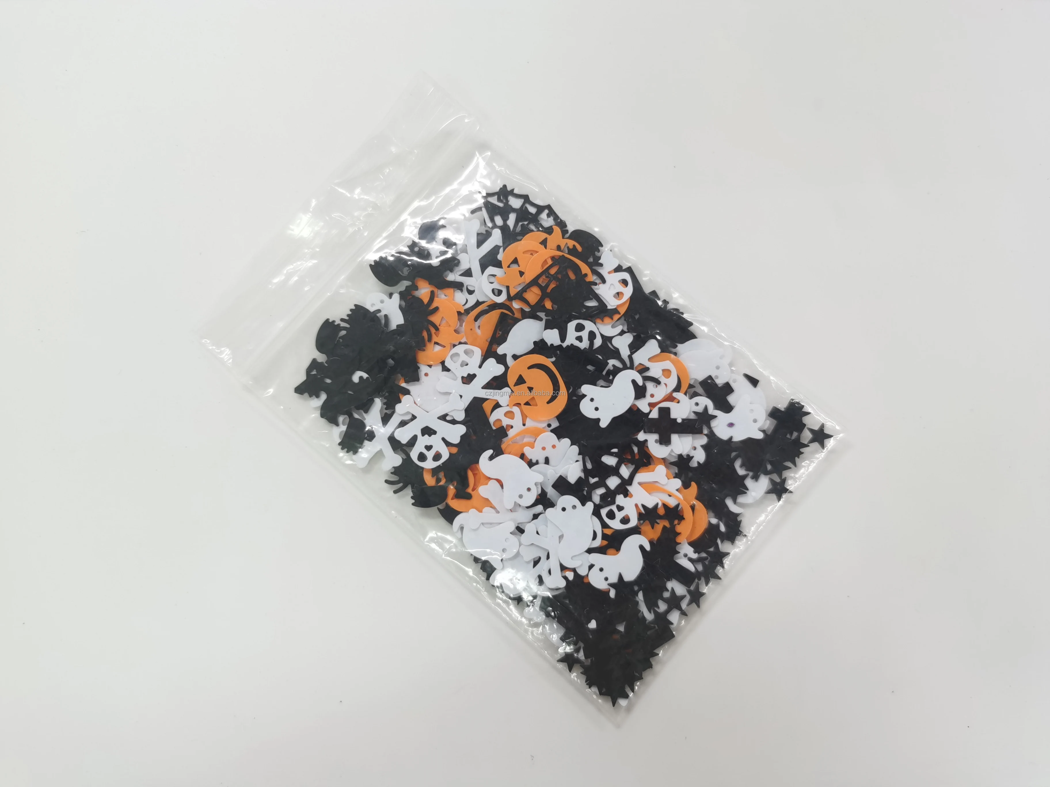 Wholesale bulk Halloween glitter Pumpkin spider shaped glitter holiday decorating party glitter paillette