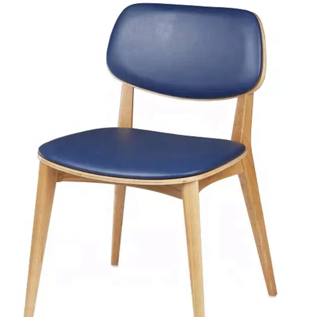 Современные кожаные ресторанные стулья с мягкой обивкой для помещений