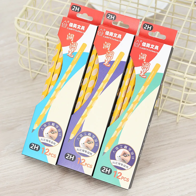 Wood Pencil Custom Logo Art Writing HB 2B Black Bag Cheap Set Body Good Lead Packing School Packaging Office Color Printing Type